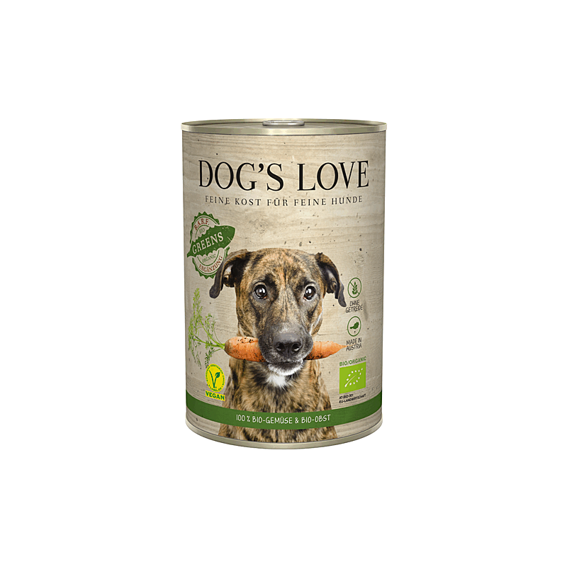 Dog´s Love Nassfutter Barf Vegan Bio Greens 400g