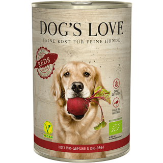 Dog´s Love Nassfutter Barf Vegan Bio Reds 400g