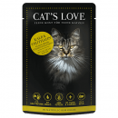 Cat´s Love Nassfutter Adult Kalb & Truthahn 85g