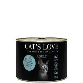 Cat´s Love Nassfutter Adult Fisch Pur 200g