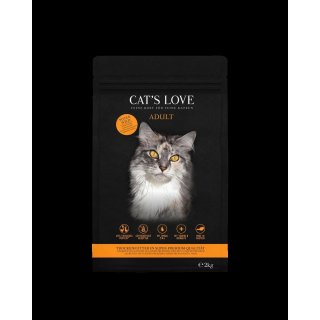 Cat´s Love Trockenfutter Adult Pute & Wild