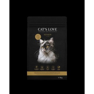 Cat´s Love Trockenfutter Senior Ente