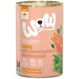 Wow Nassfutter Adult Lachs 800g