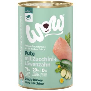Wow Nassfutter Adult Pute 400g
