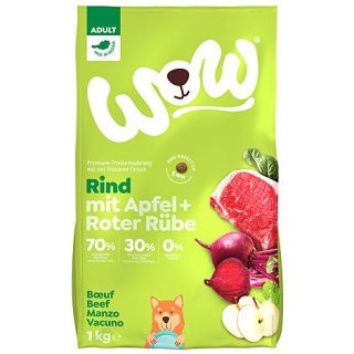 Wow Trockenfutter Adult Rind Minis 1Kg