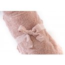 Lill`s Dog Hundebademantel aus Bio-Baumwolle Altrosa 4XS