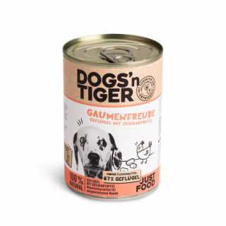 Dogs’n Tiger Hundenassfutter Gaumenfreude 400g