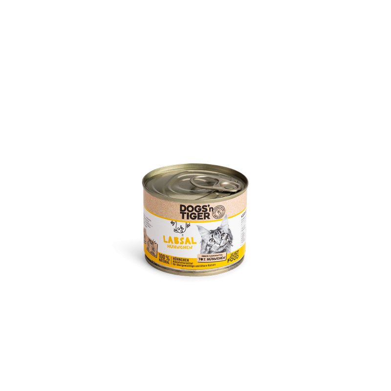 Dogs&rsquo;n Tiger Katzennassfutter Labsal