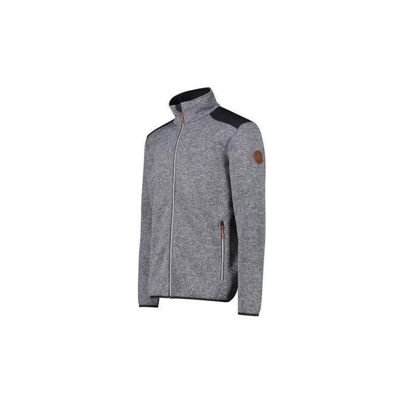 CMP Herren Strick-Tech-Jacke Grau