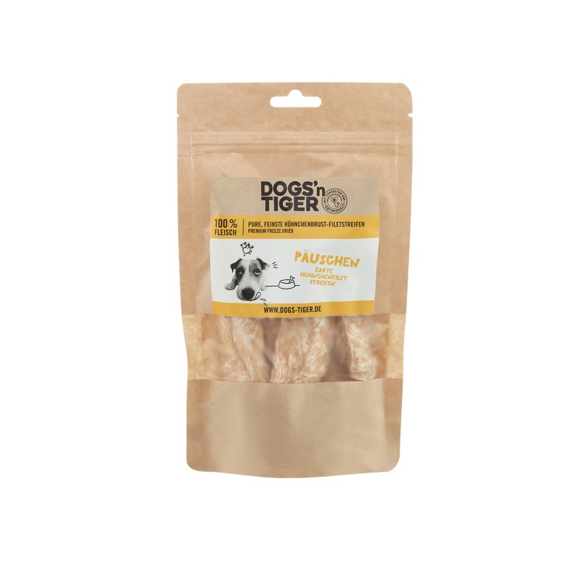 Dogs&rsquo;n Tiger Hundesnack Päuschen Huhn 80g