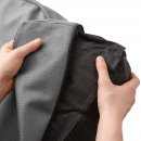 Hunter Orthop&auml;disches Hundekissen Merida Anthrazit  M 75 x 50 cm