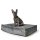 Hunter Orthopädisches Hundekissen Merida Anthrazit  M 75 x 50 cm