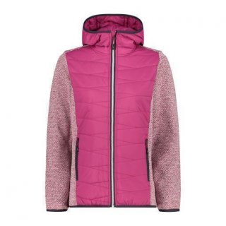 CMP Damen Fleece-Wattiert Jacke Pink 46