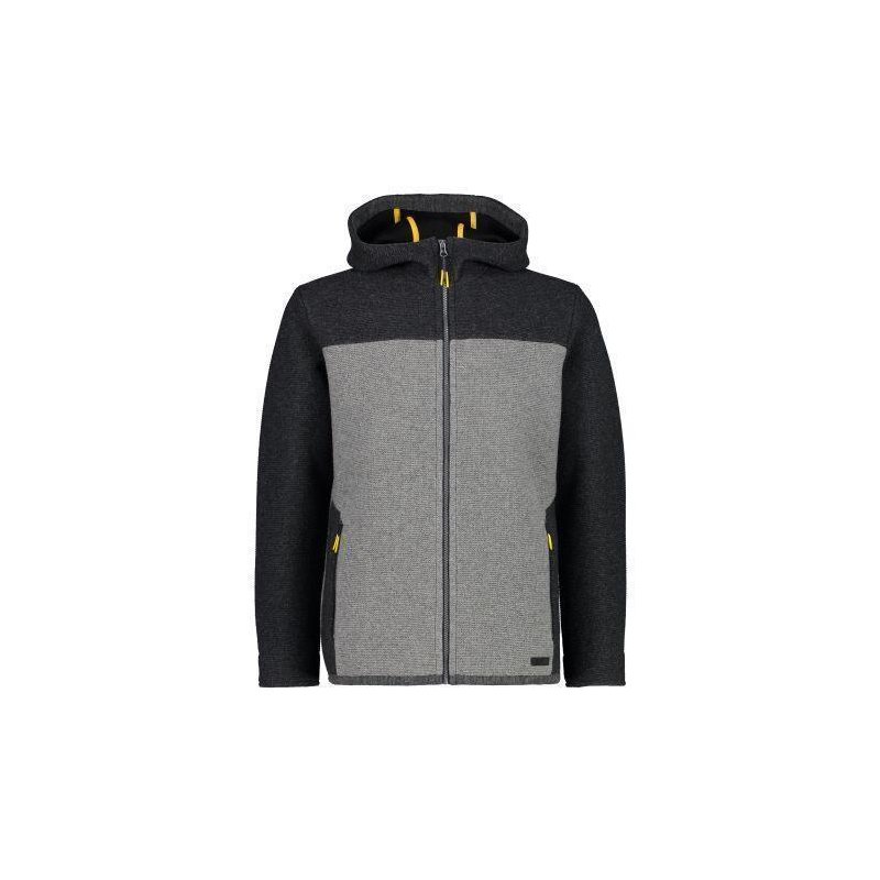 CMP Herren Wooltech-Jacke Dunkelgrau