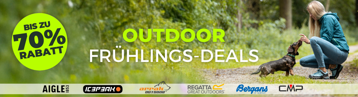 Outdoors Frühlings-Deals – Bis zu 70 % Rabatt auf Top Outdoor Marken